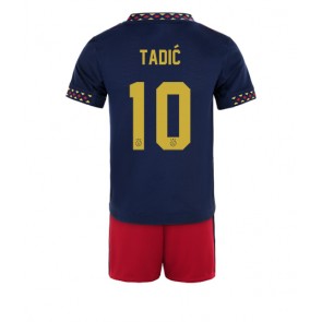 Ajax Dusan Tadic #10 Bortedraktsett Barn 2022-23 Kortermet (+ Korte bukser)